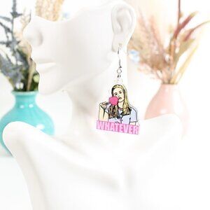 Clueless Whatever Earrings, New!